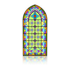 Gothic Windows Vector Art Stock Images