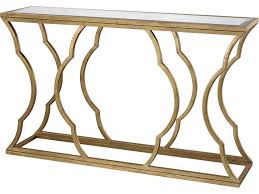 antique gold console table