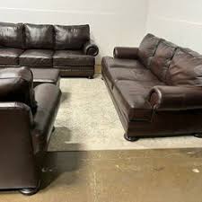 4 pieces leather sofa set bernhardt