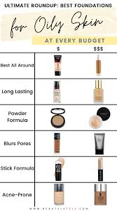 19 best foundations for oily skin