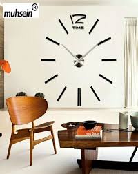 new 3d acrylic big wall clock modern