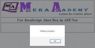 javascript alert box in asp net