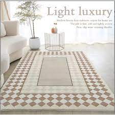 thick short fur light luxury carpet