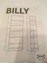 ikea billy instructions hard copy