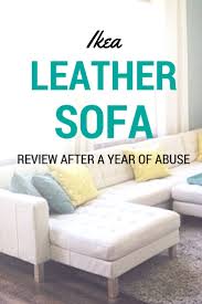 the big white ikea leather sofa review