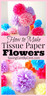 tissue paper flowers tutorial video