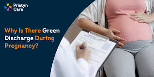 green discharge during pregnancy