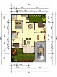 Desain rukan ukuran 8 m x 6 m pt architectaria media cipta via architectaria.com. 60 Gambar Denah Rumah Minimalis Modern Terbaru 2021 Rumahpedia