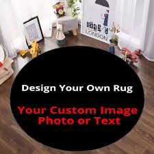 design your own rug round rug custom