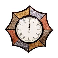 This unique wall decorations, using a variety of colors. Analog Multicolor Wall Clock Size 22 22 12 Inches Rs 1200 Piece Id 15751503255