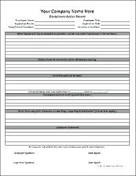 Write Up Letter For Employee Template Sample Disciplinary Form 4 5