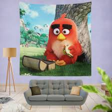 red angry birds wall hanging