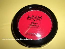 nyx rouge cream blush red cheeks review