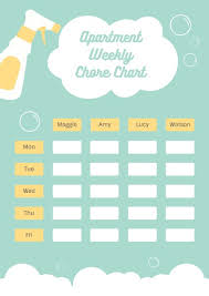 Online Chore Chart Planner Template Fotor Design Maker