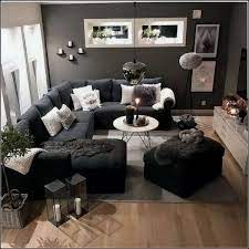 lounge colour schemes with black sofa