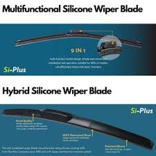 si plus silicone wiper blade 1 pair