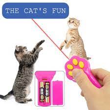 portable creative funny cat laser led
