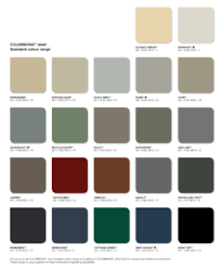 Colourbond Colour Chart Industrial And Commercial Specialists