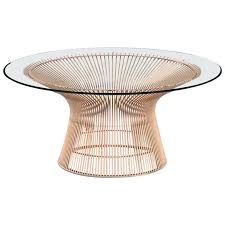 Platner Coffee Table Glass Top And