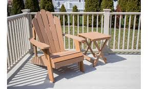 ironwood adirondack chair table set