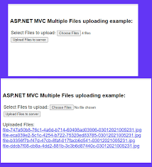 asp net mvc upload multiple files using