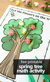 spring tree math game fantastic fun
