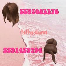 You can always come back for hair id codes roblox aesthetic because we update all the latest coupons and special deals weekly. Brown Hair Codes Black Hair Roblox Roblox Codes Girl With Brown Hair