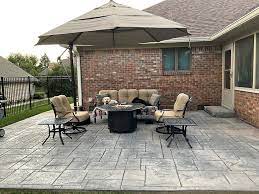 Custom Stamped Concrete Patios Indy