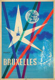 Affiche Expo 58 — Lucien De Roeck