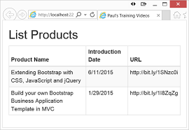 html table using javascript and jquery