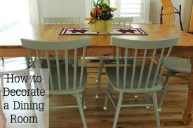how to decorate a dining room to be