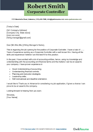 accounting supervisor cover letter