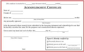 notary certificate pads