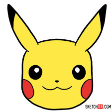how to draw pikachu s face capture the