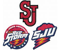 John's university is a private, catholic university in new york city. St John S Red Storm Logos Machine Embroidery Design For Instant Download