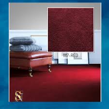 red polypropylene wall to wall carpets