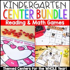 reading and math games for kindergarten