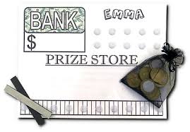 Bank Behavior Chart Custom Name 10 Movable Coins Set Dry Erase Goal Reward Ebay