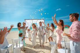 a beach wedding