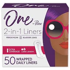 one by poise liners 2 in 1