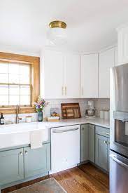 75 small kitchen with white appliances