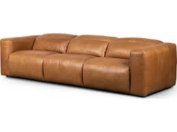 piece reclining leather sectional sofa