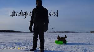 ultralight sled for a bug out bag