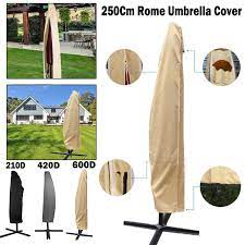250cm Large Parasol Cover Rome