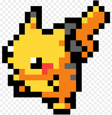 Coloring all generation 3 pokemon starter evolution line. Ikachu Pokemon Pixel Art Pikachu Png Image With Transparent Background Toppng