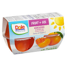 dole mandarin in orange gel fruit cups