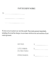 Late Rent Notice Form Ontario Payment Reminder Letter Sample Format