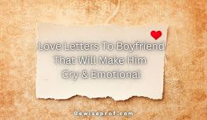 love letters to boyfriend that will