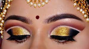 indian bridal makeup double cut crease