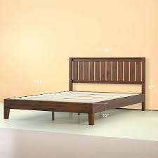 zinus vivek deluxe wood platform bed